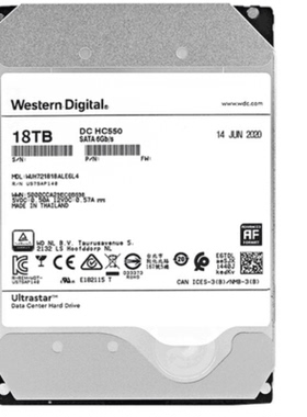 WD/西部数据 WUH721818ALE6L4 18TB 3.5寸 SATA3 企业级硬盘CMR