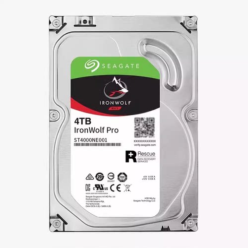 希捷ST4000NT001 酷狼pro 4T NAS网络存储硬盘7.2K 原厂数据恢复