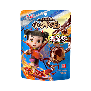 哪吒泰茂泰星杯纯可可脂饼干巧克力杯儿童动漫零食饼干巧克力酱