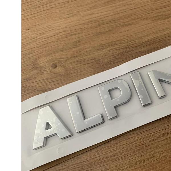 阿尔宾娜字母车标 ALPINA车标 B3B4系B5B7后备箱车标车箱贴标