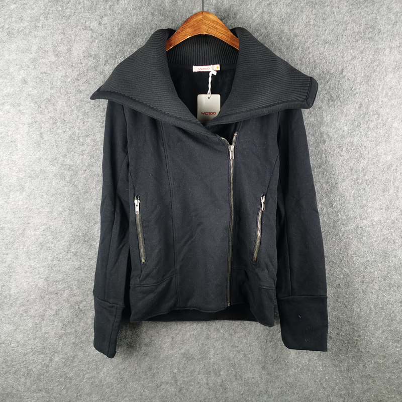 清仓春款大翻领骑士外套