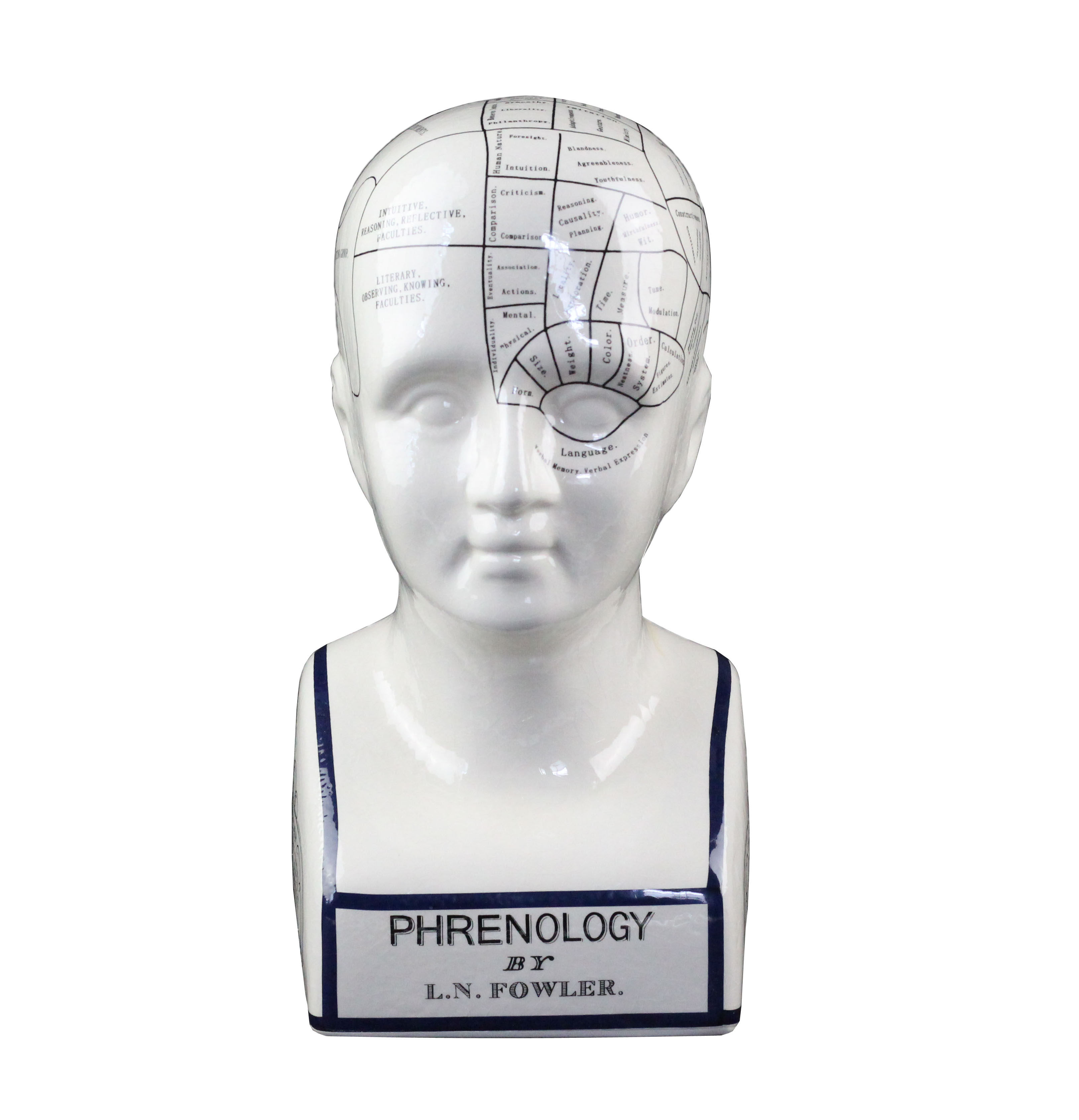 颅相学头像外贸原单现代简约意式法式欧式新古典书房摆放装饰送礼