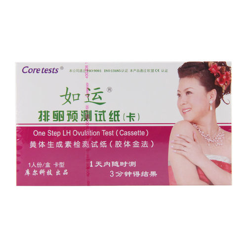coretests如运排卵预测试纸（卡式） 卡型*1个装