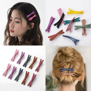 Clip tóc Hàn Quốc bên clip màu đỏ đoạn văn đoạn clip đơn giản 泫 clip tóc nữ trở lại đầu mũ BB clip - Phụ kiện tóc