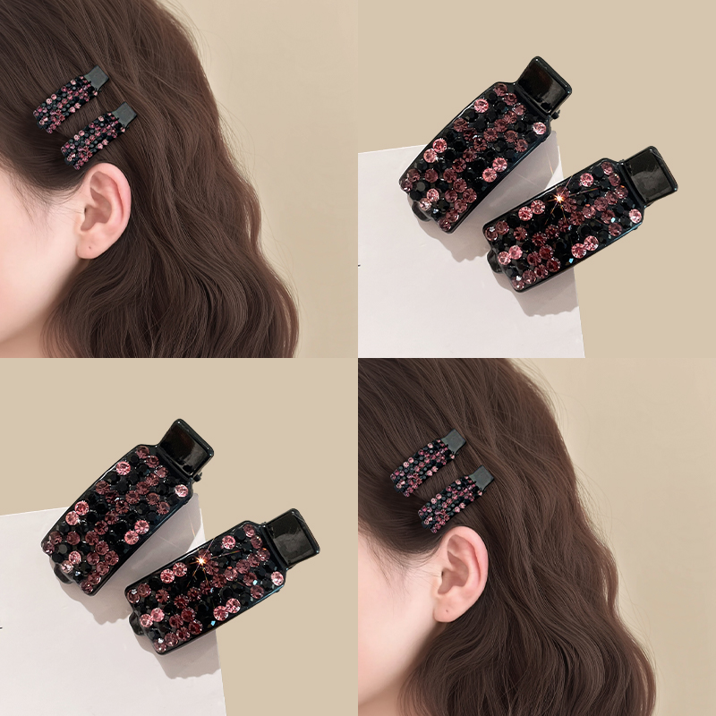 高级水钻边夹夹侧边刘海