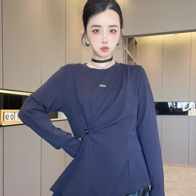 洋气欧货潮时髦上衣女2025新款