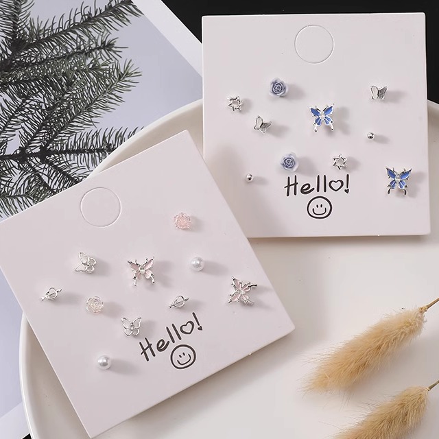 小巧新款银针耳钉个性气质