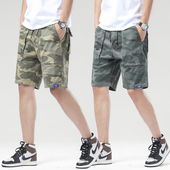 短裤 潮牌透气中裤 男款 男士 迷彩工装 五分裤 2025新品 宽松休闲男装 子