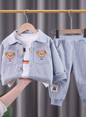 婴儿衣服春装韩版灯芯绒外套