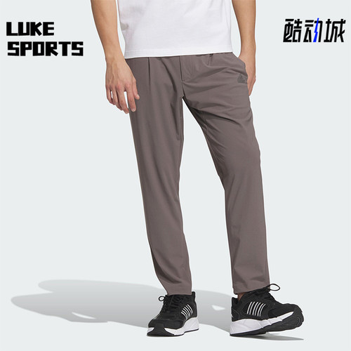 阿迪达斯男士防晒运动休闲九分裤
