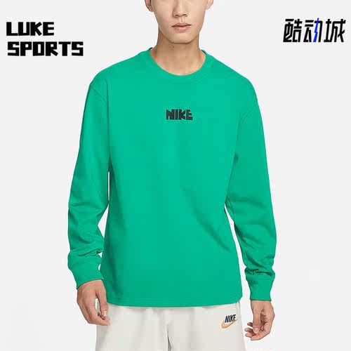 Nike/耐克正品冬季新款男子运动休闲印花长袖T恤FN0253-324