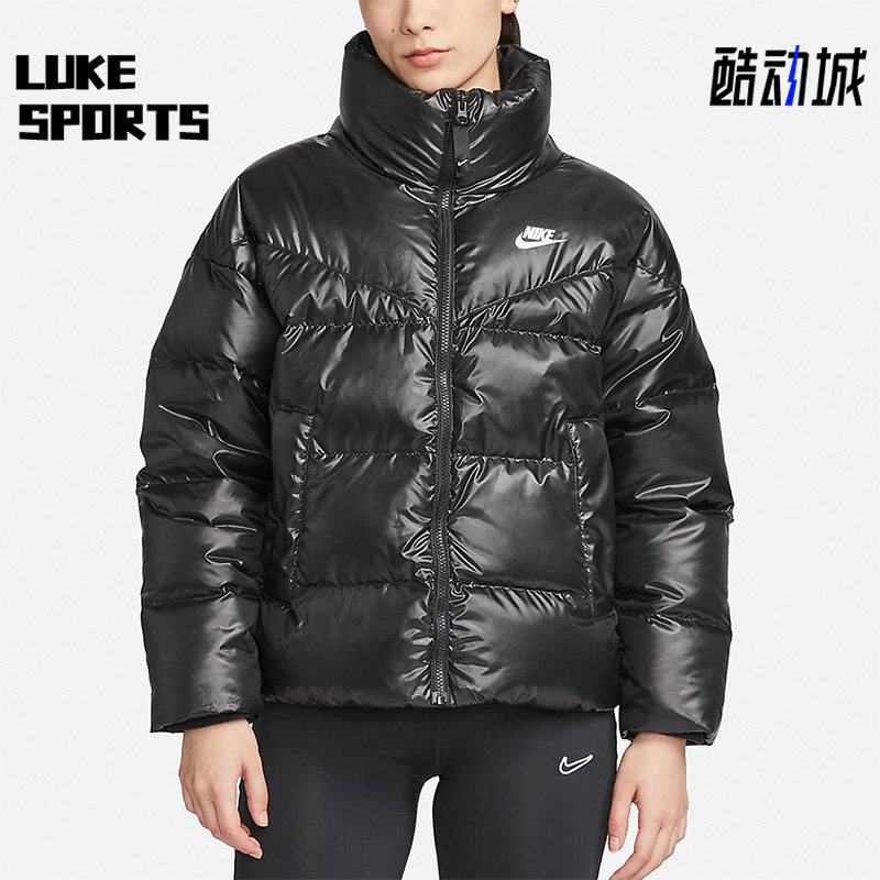 Nike/耐克正品冬女子保暖短款面包运动休闲羽绒服 DV0555-010
