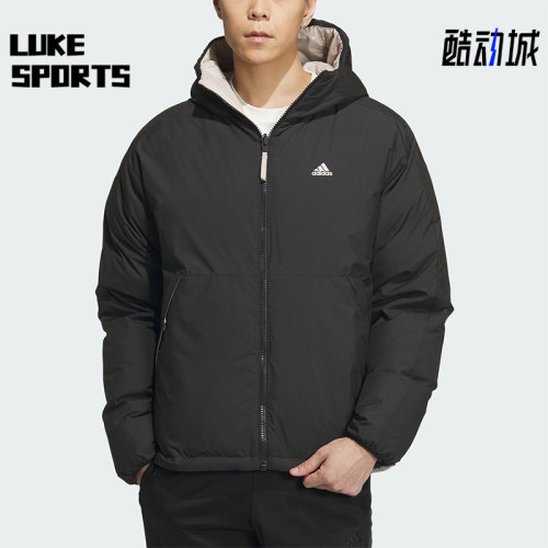 Adidas/阿迪达斯男子连帽羽绒服