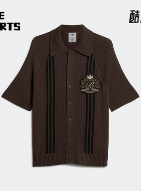 Adidas/阿迪达斯正品联名款男女针织运动短袖POLO衫IK9613