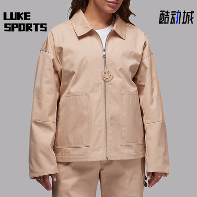 Nike/耐克正品Air Jordan男女翻领休闲运动外套FJ6136-296