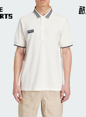 Adidas/阿迪达斯正品三叶草男士运动翻领短袖POLO衫IM8919