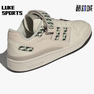 阿迪达斯正品 运动休闲板鞋 三叶草FORUM W男女款 FZ5591 LOW Adidas