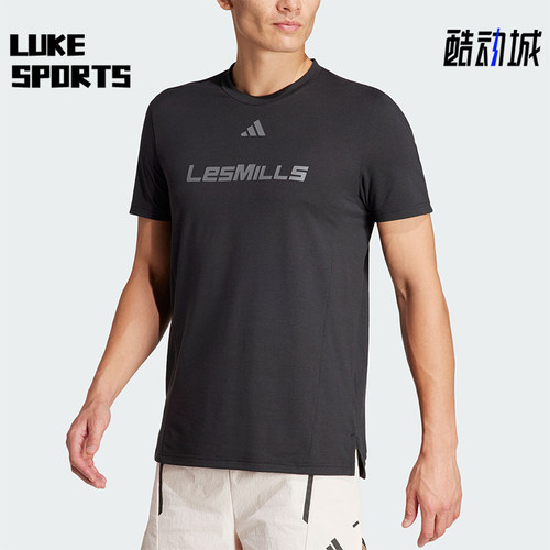 Adidas/阿迪达斯正品夏季男士宽松透气健身训练运动T恤IX7977