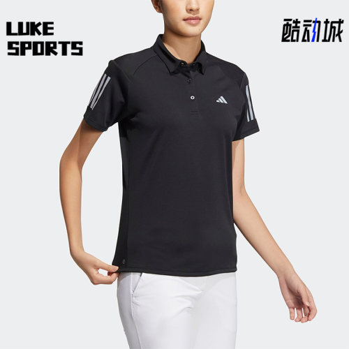 Adidas/阿迪达斯正品新款女子高尔夫运动短袖POLO衫HT0040