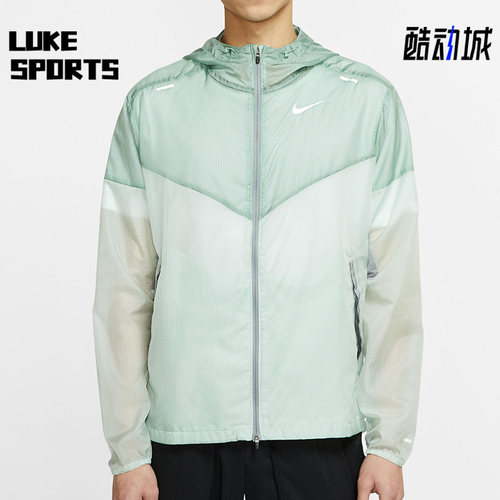 耐克男子连帽反光跑步运动外套