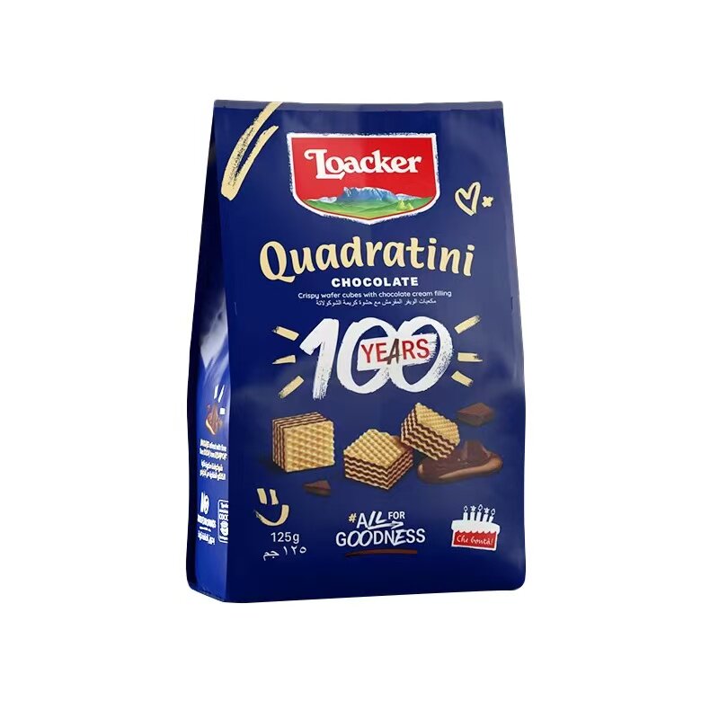 loacker莱家进口威化饼干夹心休闲批发下午茶办公室小零食