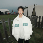 GOGOSOON冬装 男立领棉衣潮流百搭棉袄宽松保暖棉服学生休闲外套Q