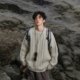 GOGOSOON麻花加厚毛衣男800g新款 2025秋冬慵懒风高级感圆领青少年