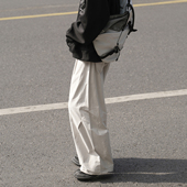 春秋日系cityboy工装 立体褶皱阔腿休闲裤 男装 百搭潮 精梳棉涤