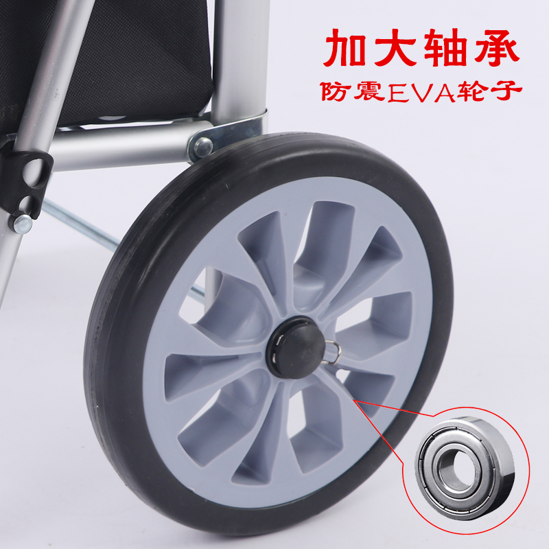 买菜购物车轮子碳钢轴承轻便耐磨