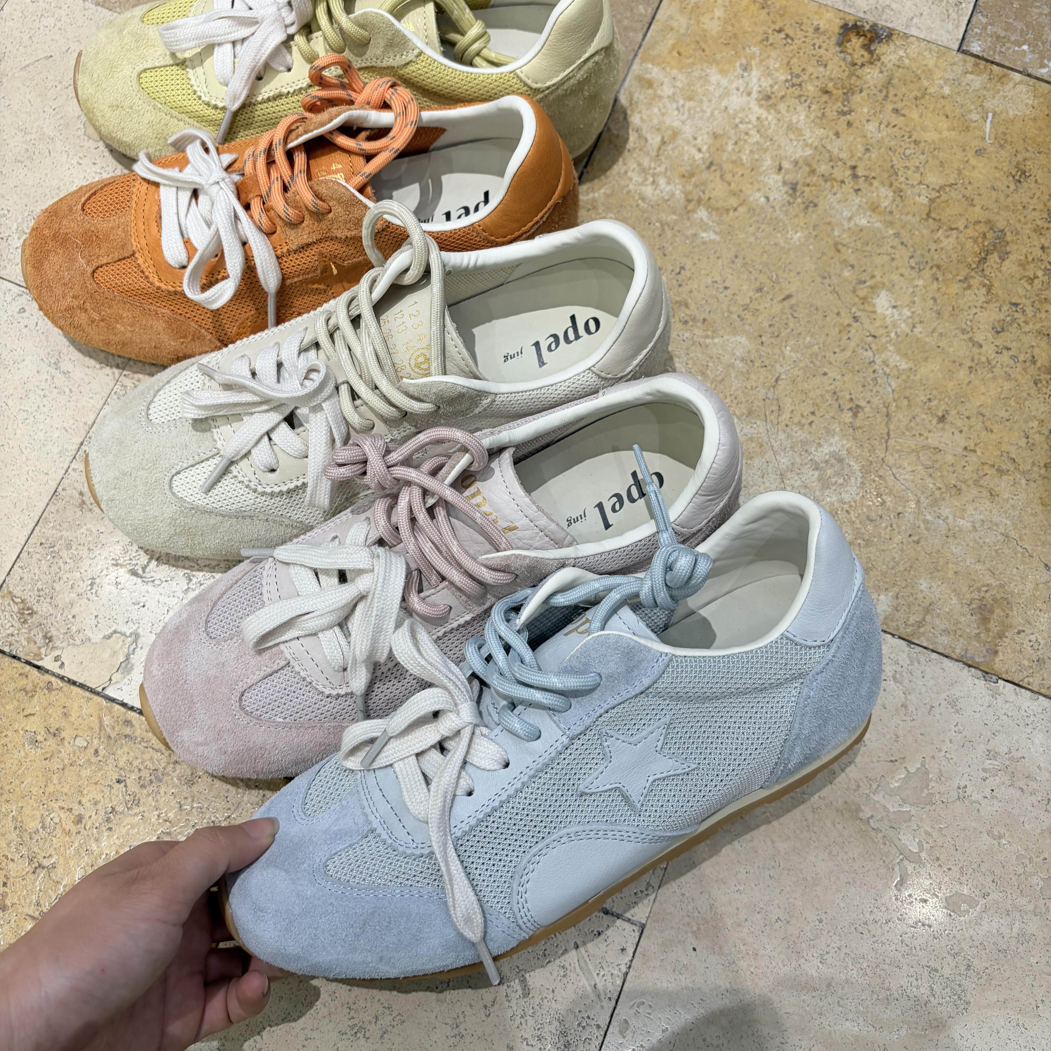 opel德训鞋女夏季新款网面软底鞋图片