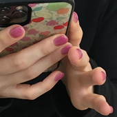 绝美 H107冰透葡萄Two moons指甲油冰透葡萄紫色指甲油显白