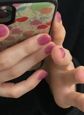 绝美！H107冰透葡萄Two moons指甲油冰透葡萄紫色指甲油显白