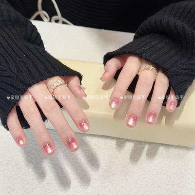 SLP273/SLP395/Twomoons水性可撕拉指甲油梦幻感软妹色粉色甜系