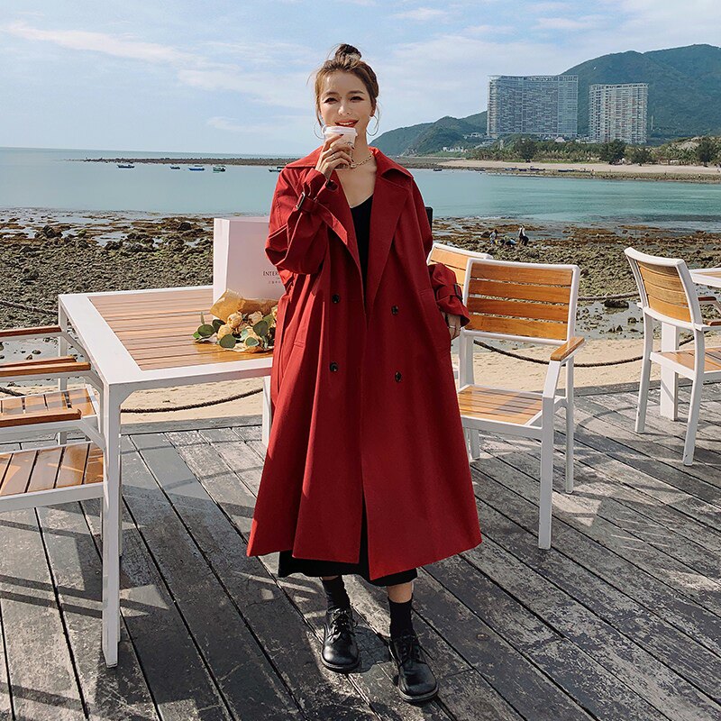 【现货】2021秋风衣定制格纹拼接风衣096-F07-P140控198,女装风衣,西子
