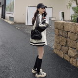 美式慵懒chic棒球服女春秋2025新款高级感超好看欧货潮牌夹克外套，女装短外套，西子
