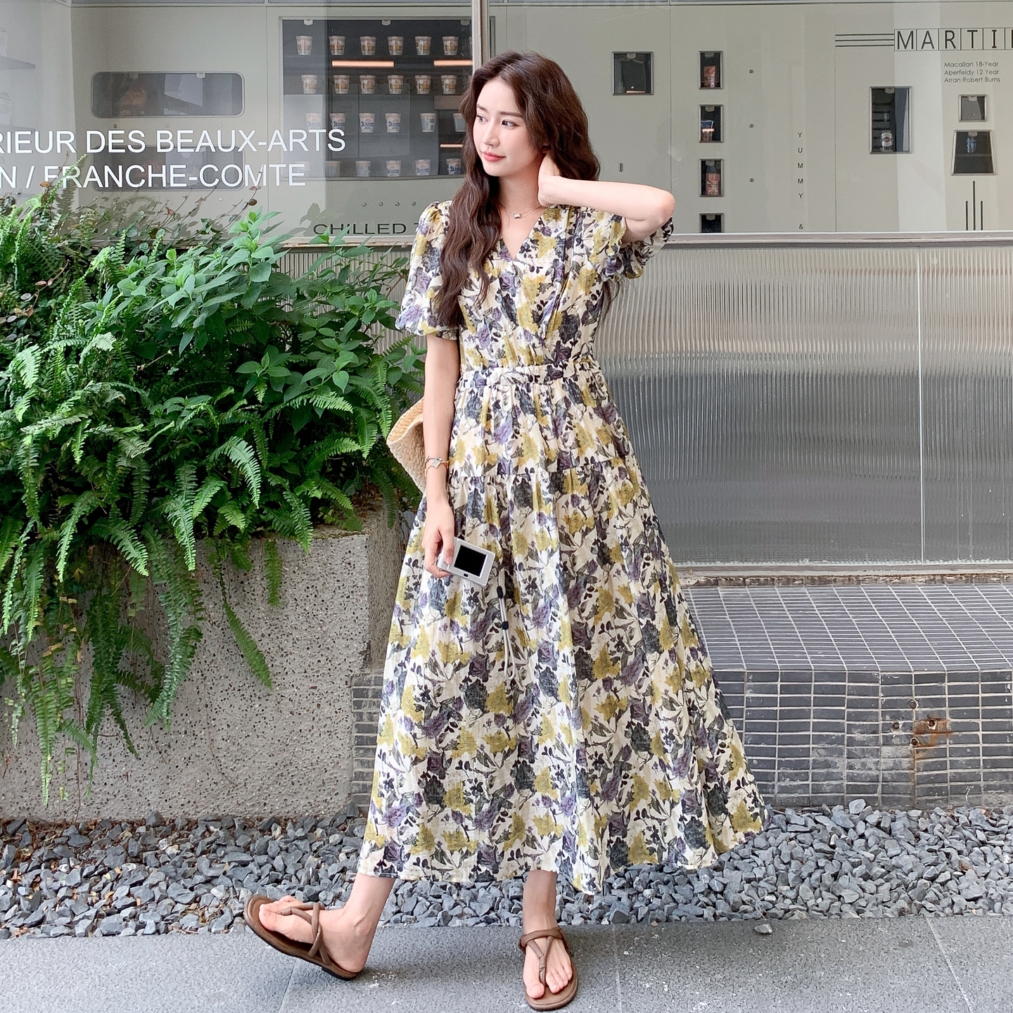 法式休闲碎花连衣裙女夏2025新款今年流行漂亮显瘦超好看绝美裙子，女装连衣裙，西子