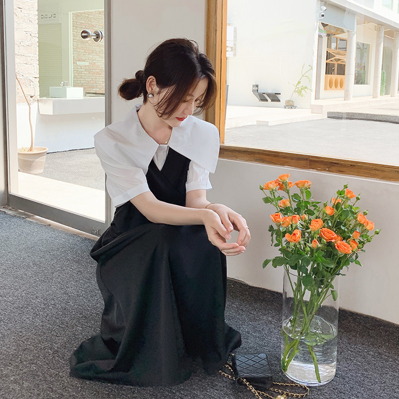 【现货】096-D19主推假两件拼接连衣裙P115K168,女装连衣裙,西子