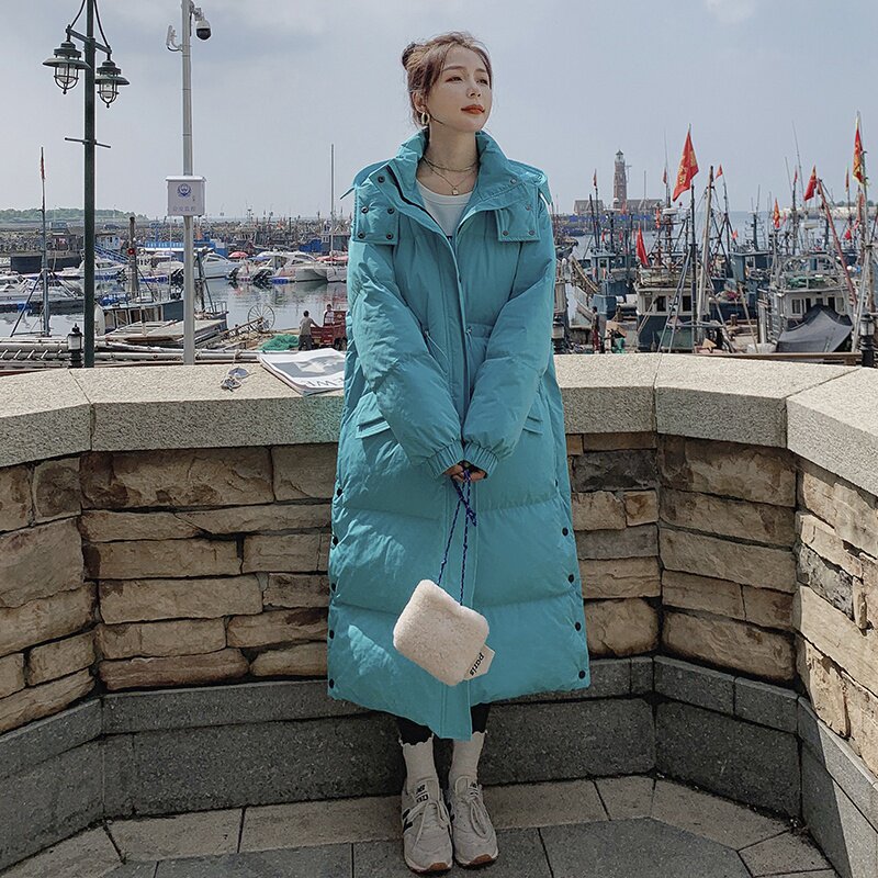 【新款】2021冬新长款服外套096-M12-P185控268,女装棉衣/棉服,西子