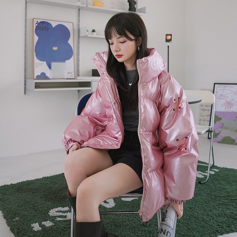 【现货】主推王炸款袖子抽绳小个子面包服096-M16-P165控238,女装棉衣/棉服,西子