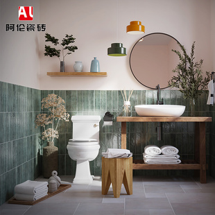 阿伦瓷砖 莱姆石古堡地砖别墅客厅卫生间庭院户外花园露台仿古砖