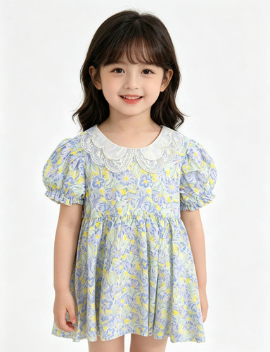 2026夏季新款儿童碎花连衣裙