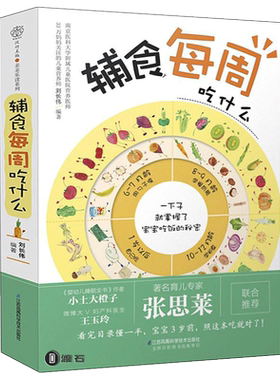 辅食每周吃什么 宝宝辅食书 刘长伟 0-3岁婴儿宝宝辅食谱书 宝宝辅食怎么添加每周计划婴儿辅食书籍 婴儿辅食教程宝宝食谱新华文轩