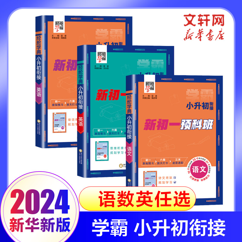 【新华正版】经纶学霸小升初衔接