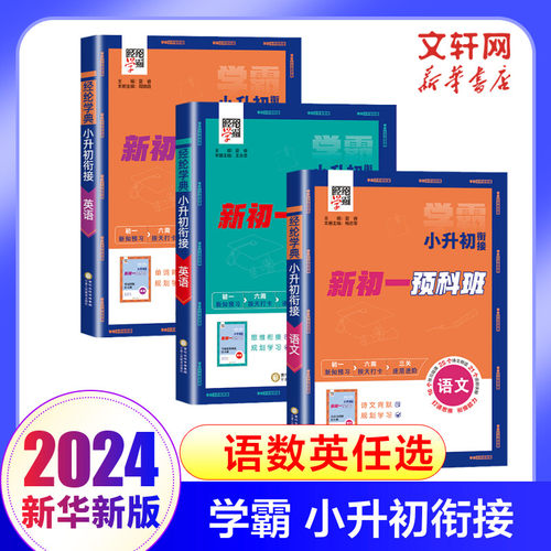 【新华正版】经纶学霸小升初衔接