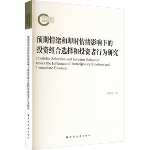 预期情绪和即时情绪影响下的投资组合选择和投资者行为研究 刘晓东 上海远东出版社 正版书籍 新华书店旗舰店文轩官网