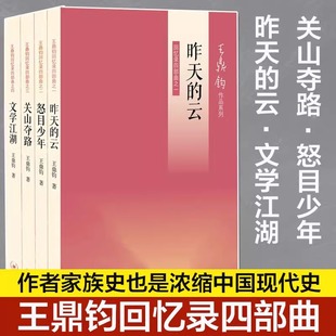 王鼎钧回忆录四部曲 全套4册 散文大师王鼎钧作品集指尖物语浓缩中国现代史 关山夺路 昨天 怒目少年 正版 文学江湖回忆录 云