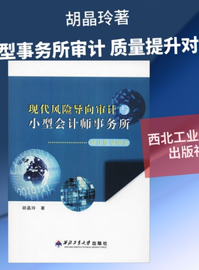 【新华文轩】现代风险导向审计与小型会计师事务所审计质量研究 胡晶玲 正版书籍 新华书店旗舰店文轩官网 西北工业大学出版社