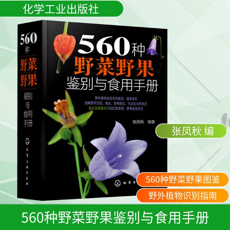 560种野菜野果鉴别与食用手册 正版书籍 新华书店旗舰店文轩官网 化学工业出版社