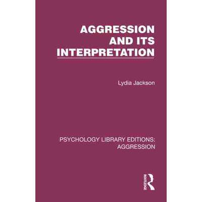 攻击行为及其解读AGGRESSION AND ITS INTERPRETATION原版引进
