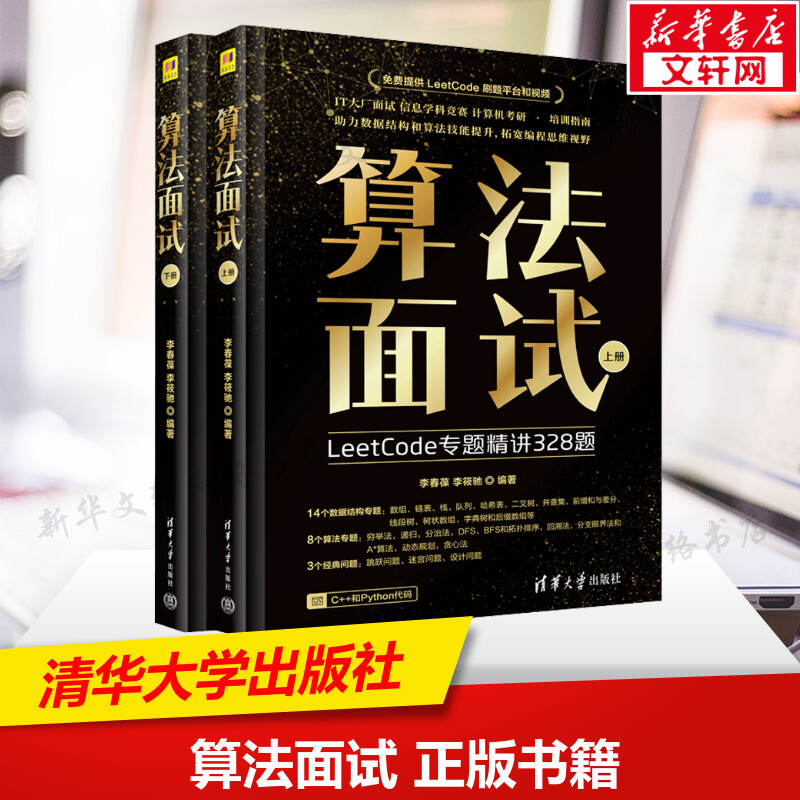 【全2册】算法面试 应对算法面试 提高算法 编程能力 数据结构及其应用 算法策略及应用 经典问题及求解